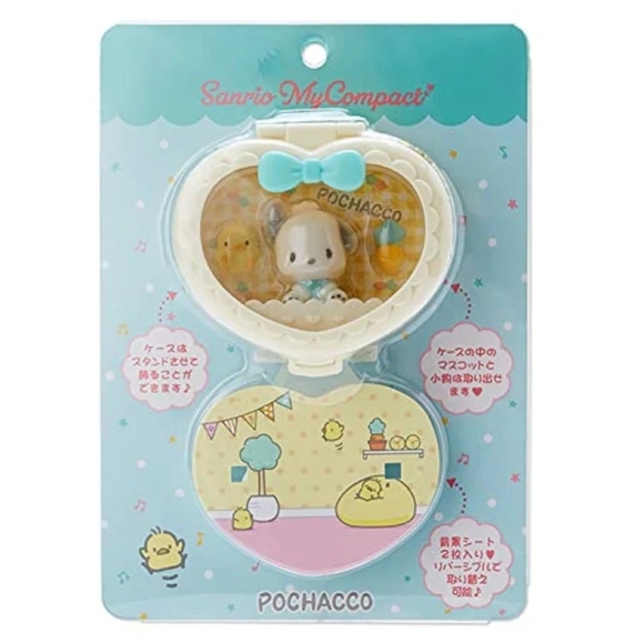 Sanrio Pochacco My Compact Set Keychain - Picture 1 of 11